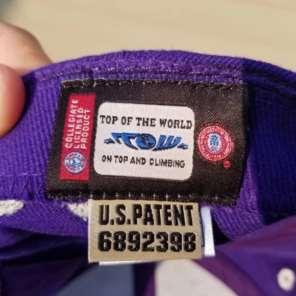 Kansas State Wildcats One Fit Purple Baseball Hat by Top of the World - Picture 10 of 10